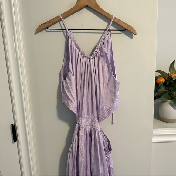ShopBop Something Navy Purple Lilac Cutout Maxi Dress Large - Picture 11 of 11